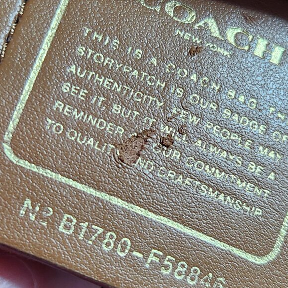 Euc Coach City Zip Top Brown Leather Shoulder Bag w/Wallet Purse - Picture 13 of 16